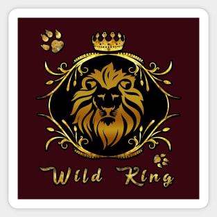 wild king Sticker